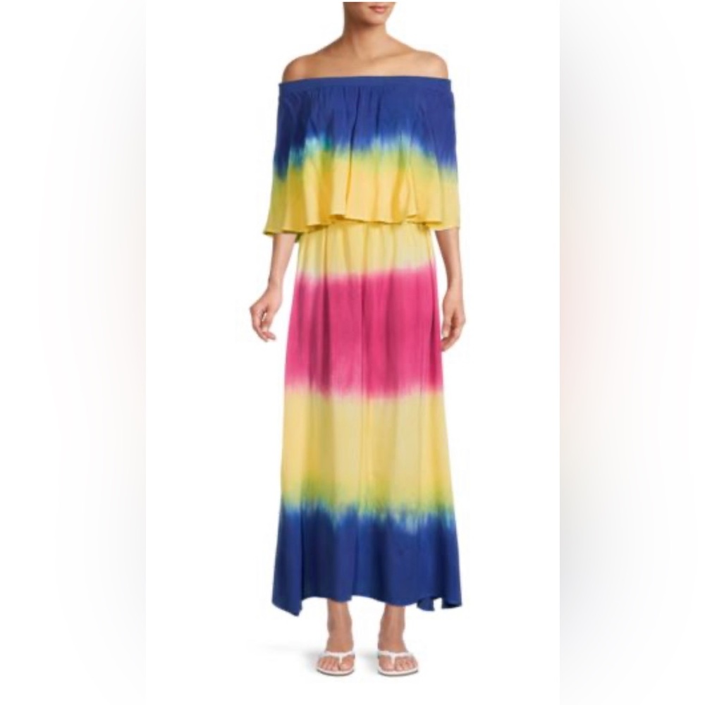 AREA STARS Ombre Midi Dress. Size Medium, $150 Retail.EUC